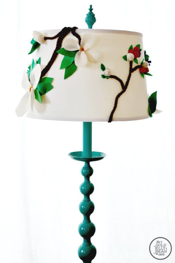 Anthropologie-Inspired Floral Lamp Shade