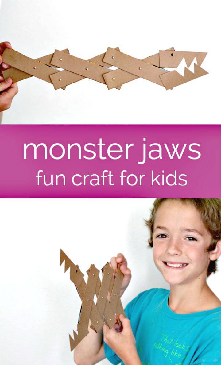 How to Make Cereal Box Monster Jaws