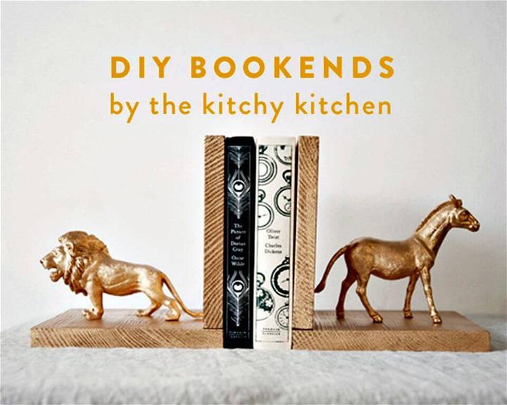 Make Lion and Horse Bookends