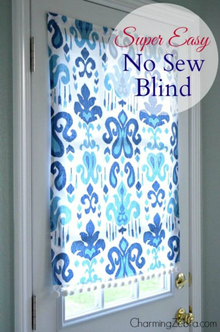 Easy No-sew Magnetic Window Covering