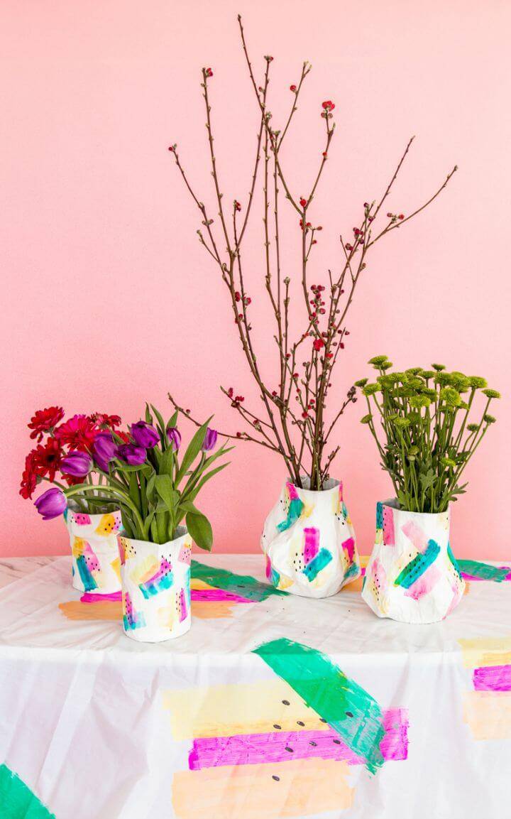 How to Make a Paper Mache Flower Vase