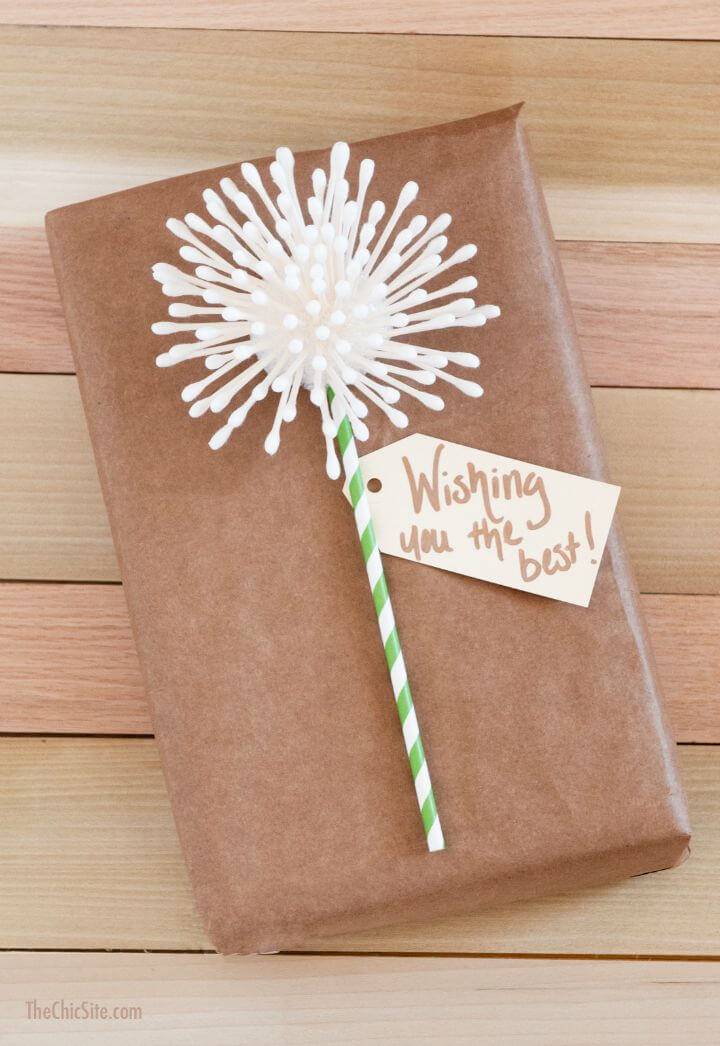 How to Make a Dandelion Gift Wrap