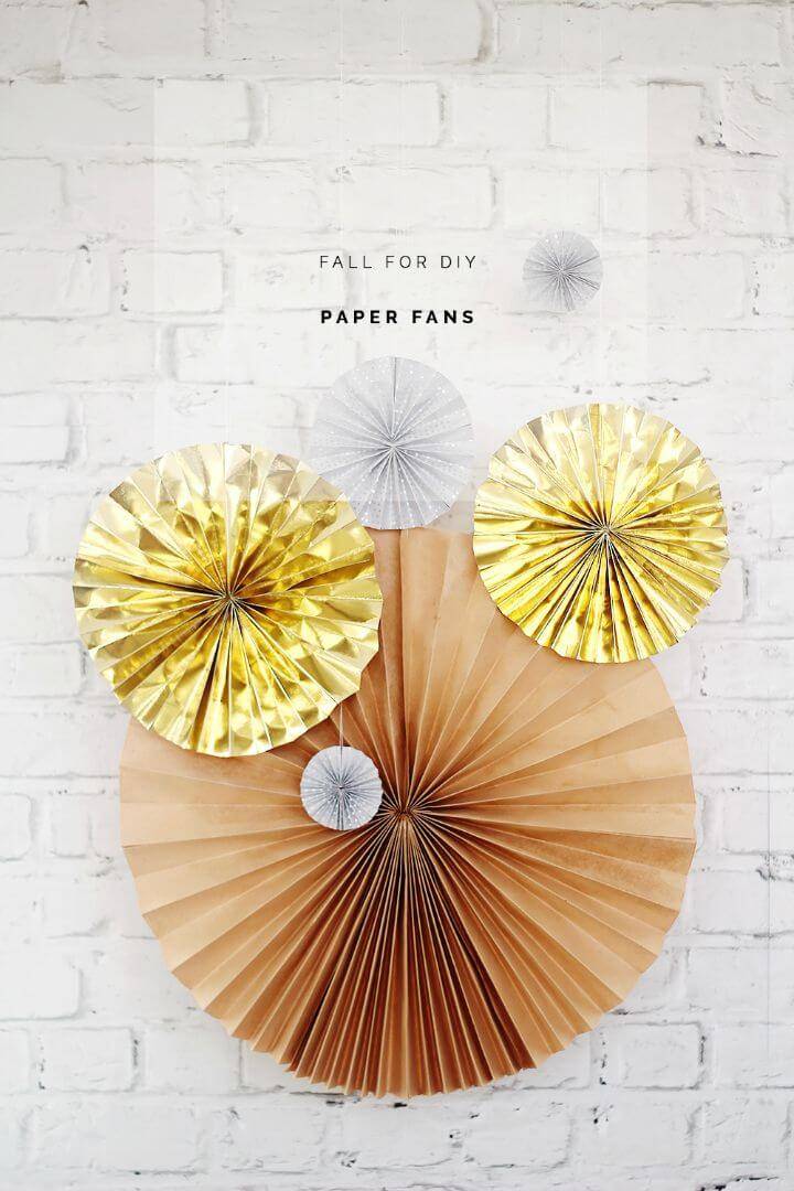 How to Create New Years Eve Paper Fans