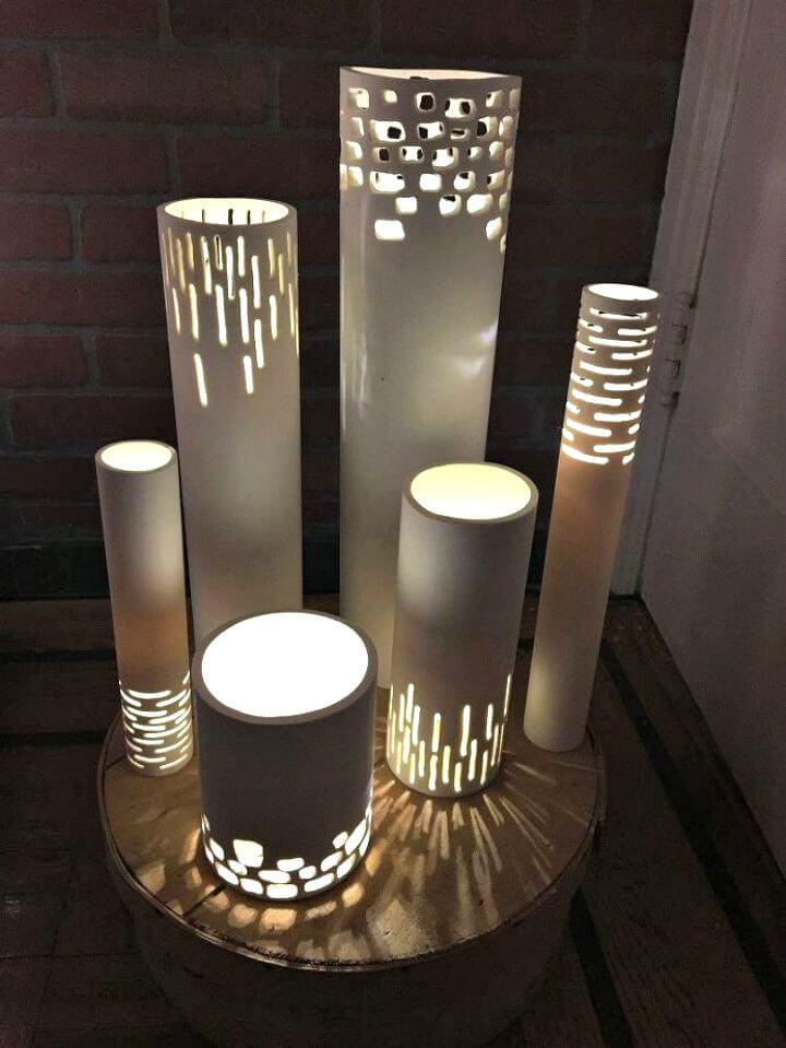 DIY Backyard PVC Pipe Lights