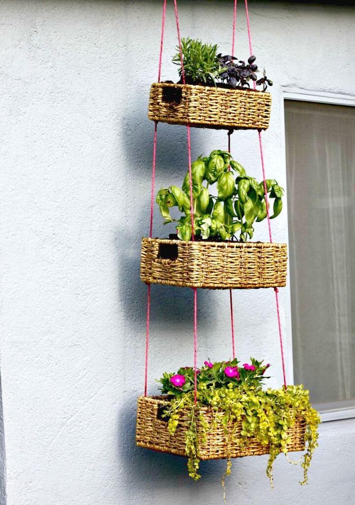 How To Build Hanging Basket Garden - DIY