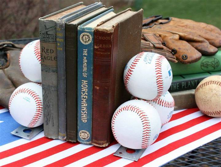 How To Make Baseball Bookends