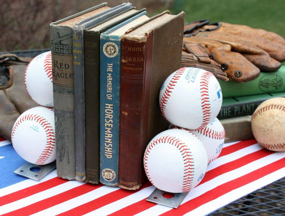 Making a Bookend Out of Baseball