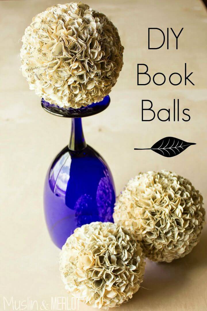 How to Make Book Balls