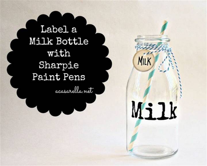 How To Make Painted Labels with Sharpies - DIY