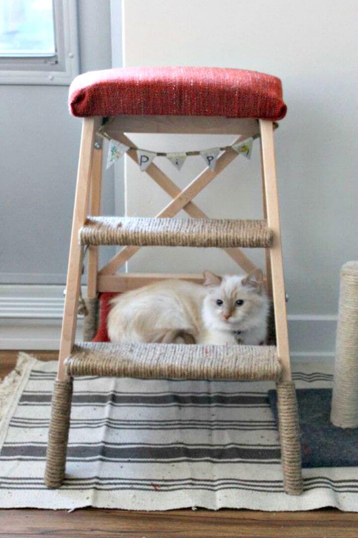 DIY Cat Tree with Hammock