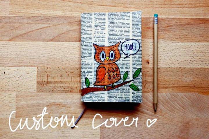 Make Your Own Custom Notebook Cover - DIY