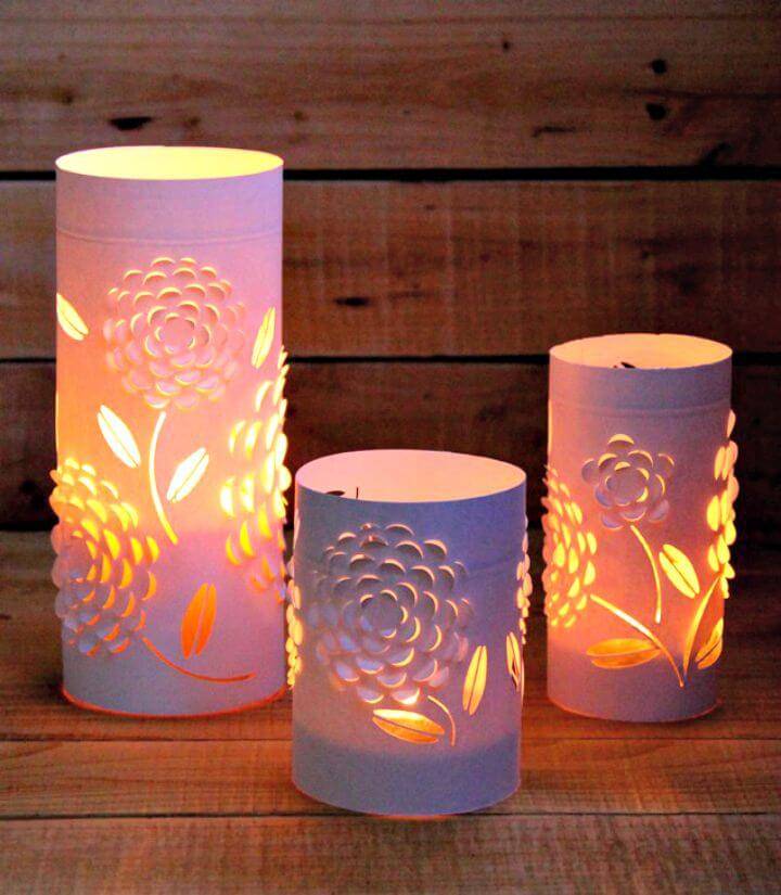 DIY 3D Paper Flowers Lanterns 
