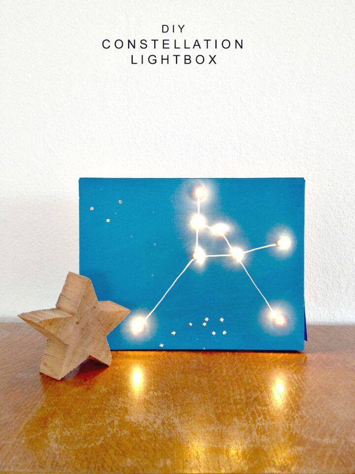 Make Your Own Constellation Light Box