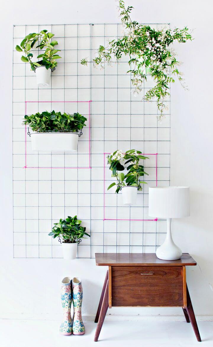 Making a Wall Hanging Planter