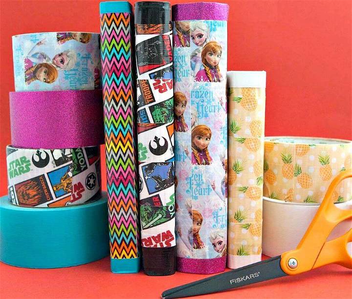 Simple DIY Duct Tape Book Covers
