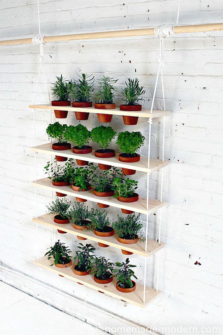 Build a Hanging Garden - DIY Indoor Garden Projects 