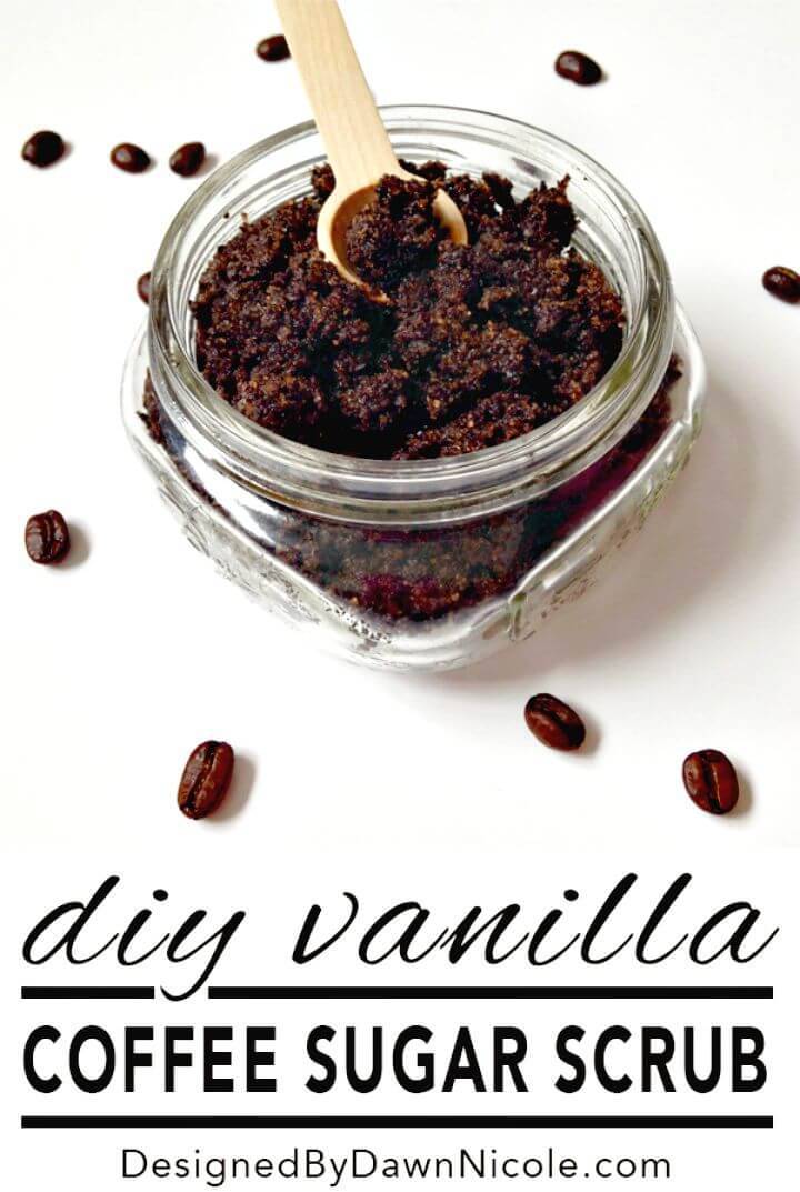 Best Vanilla Coffee Sugar Scrub - DIY Gift & Craft Ideas 