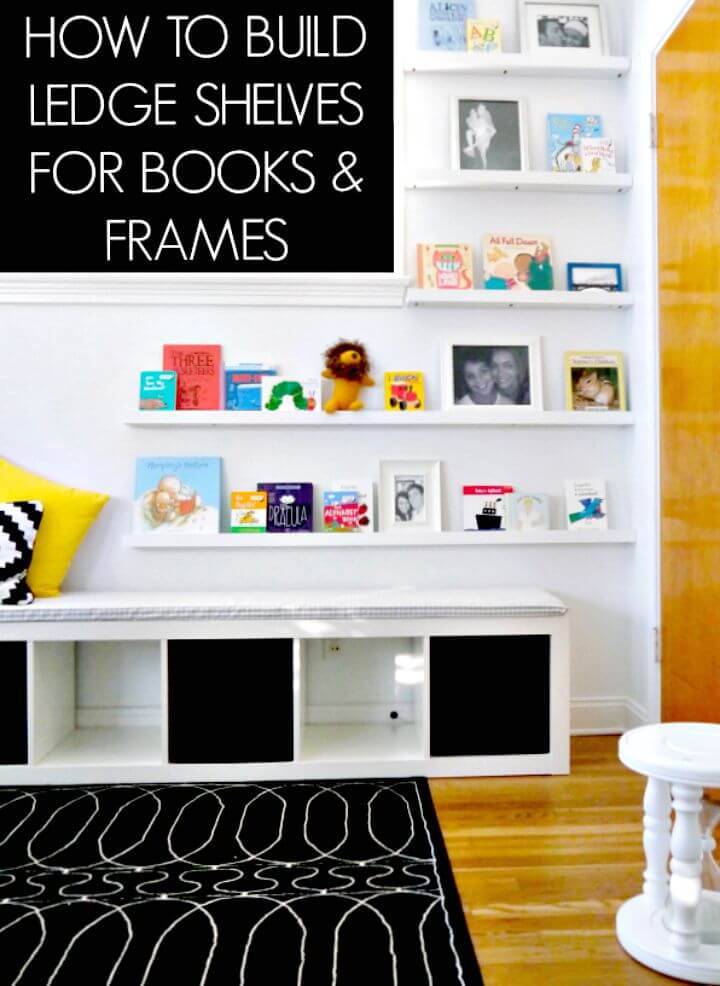 How to Build Picture Ledge Shelves - DIY