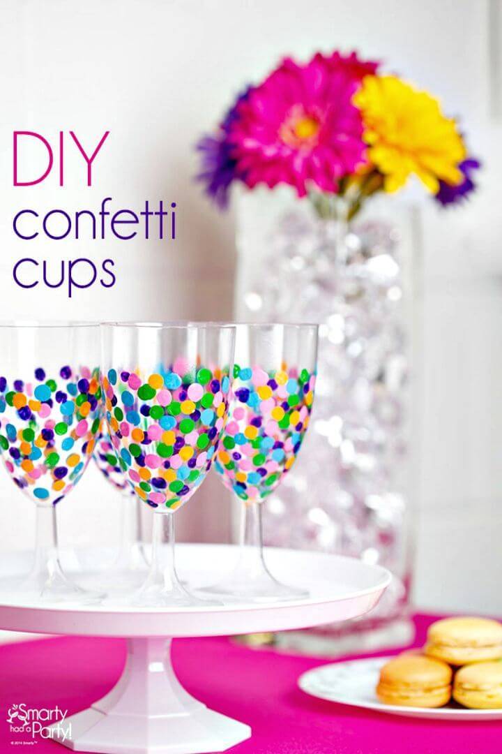 Cute DIY Confetti Cups - Last Minute Gift Idea
