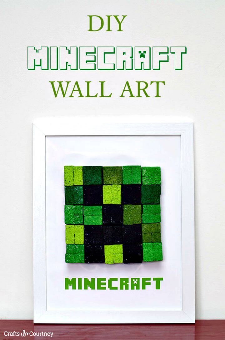 Minecraft Creeper Wall Art Ideas