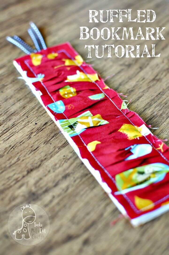 Create a Ruffled Bookmark