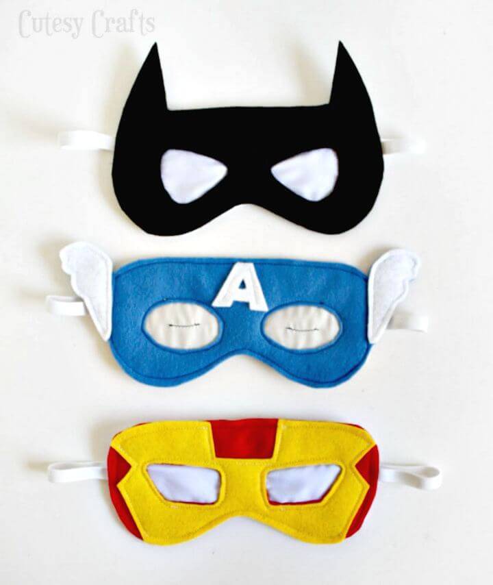 Make Your Own Superhero Sleep Masks