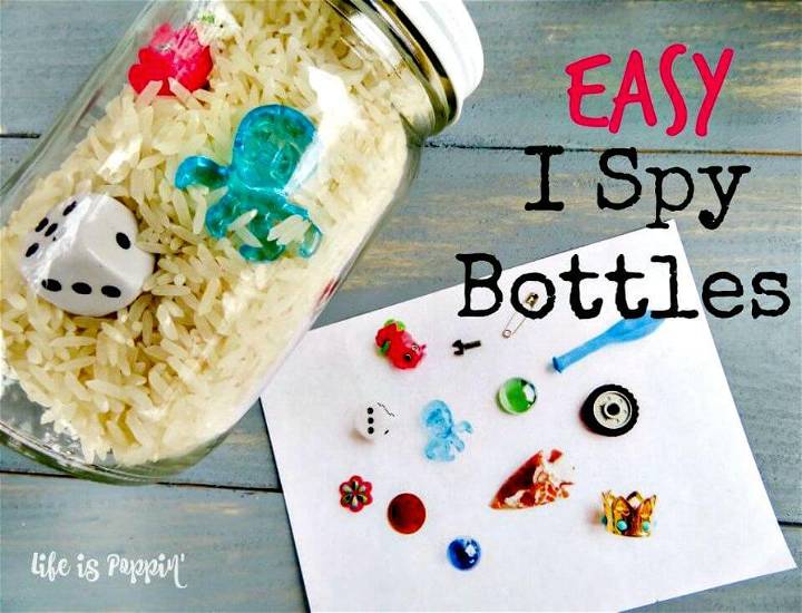 Easy DIY I Spy Bottles for Toddlers 