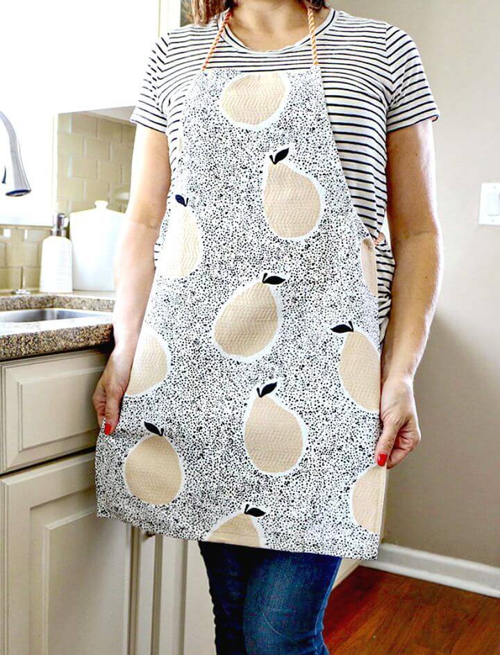 Adorable DIY No-sew Apron - Mother-day Gift 