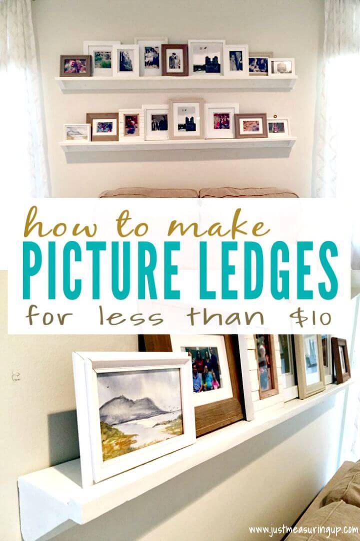 DIY Picture Ledges for Under $10