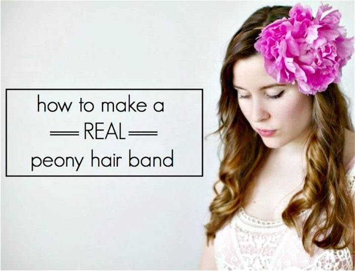 DIY Real Flower Headband