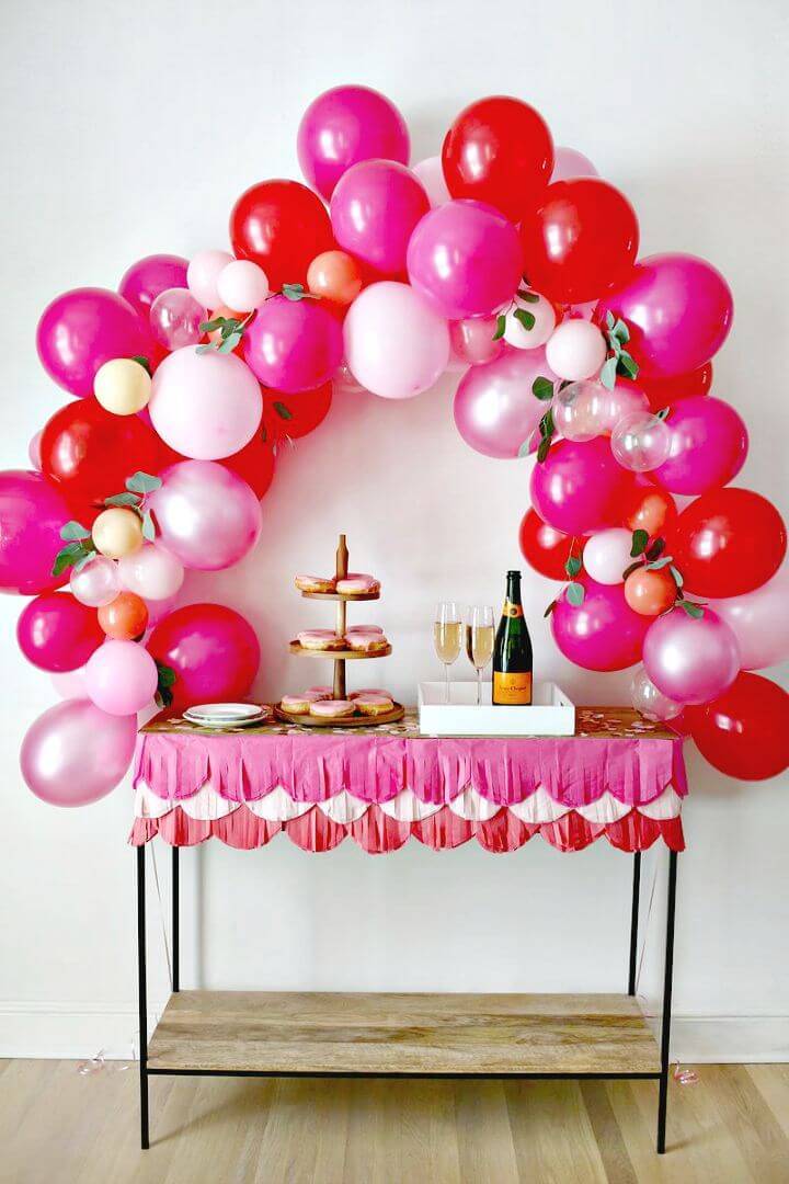 Fancy DIY Balloon Arch for Birthday 