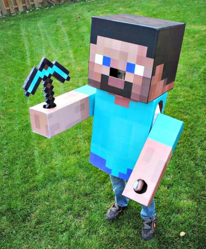 How to Make Minecraft Steve Costume