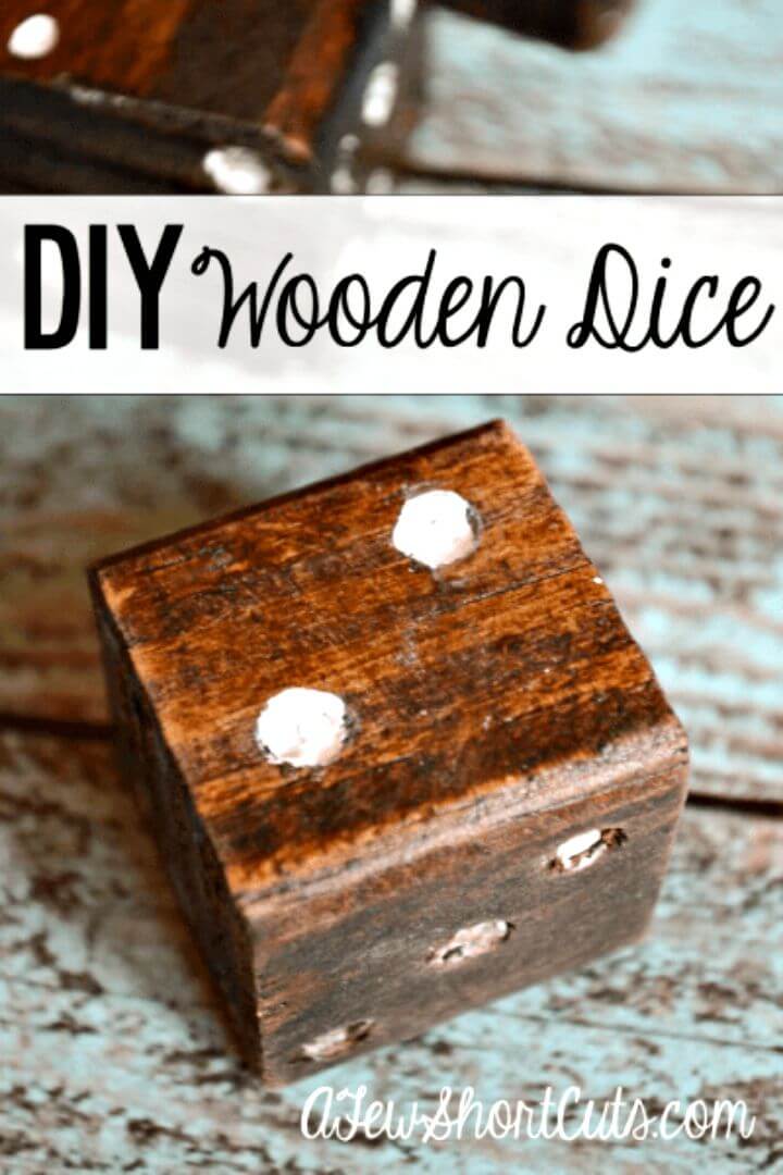 How To Make Wooden Dice - DIY