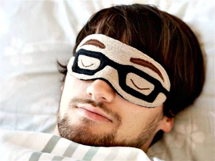 Sew a Sleep Mask With Glasses
