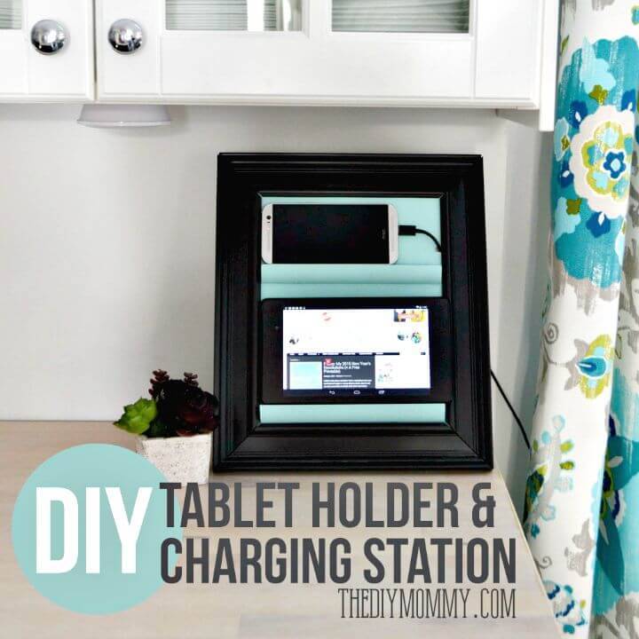 Phone Charging Station from A Picture Frame - DIY Ideas
