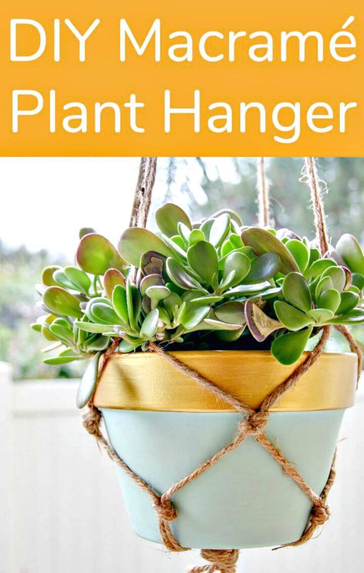 DIY Macrame Plant Hanger for First Timers