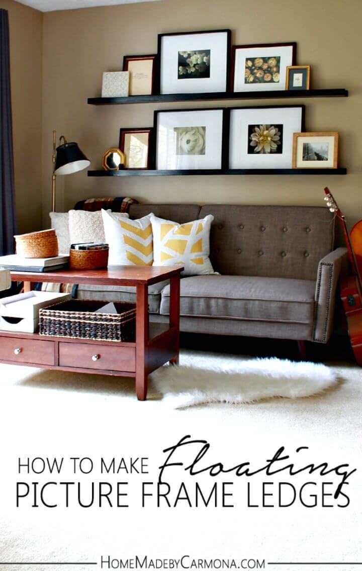 How to Make Picture Frame Ledge - DIY