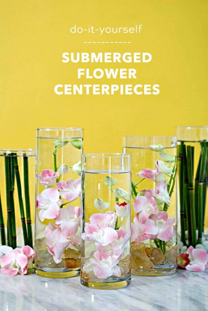 How to Make Submerged Flower Centerpieces - DIY