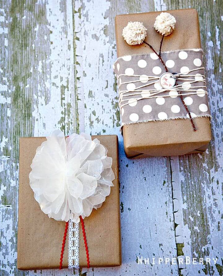 Handmade Wax Paper Bow