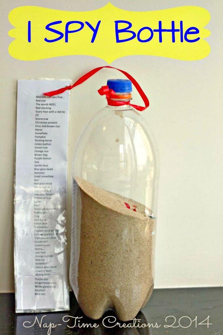 Make Your Own I Spy Bottles for Your Kids - DIY