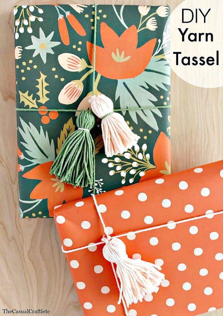 Make Your Own Yarn Tassel - DIY