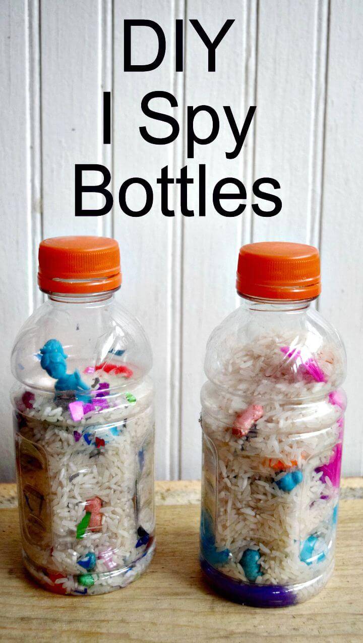 Pretty DIY I Spy Bottles for Your Kids to Play Indoor 