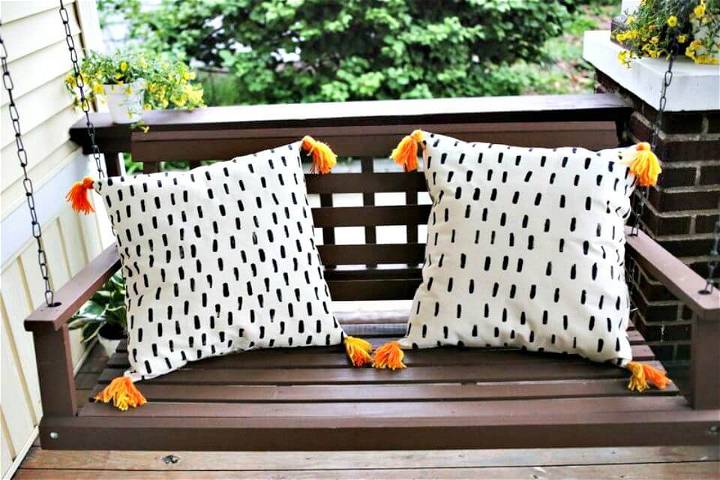 Quick DIY Porch Pillows