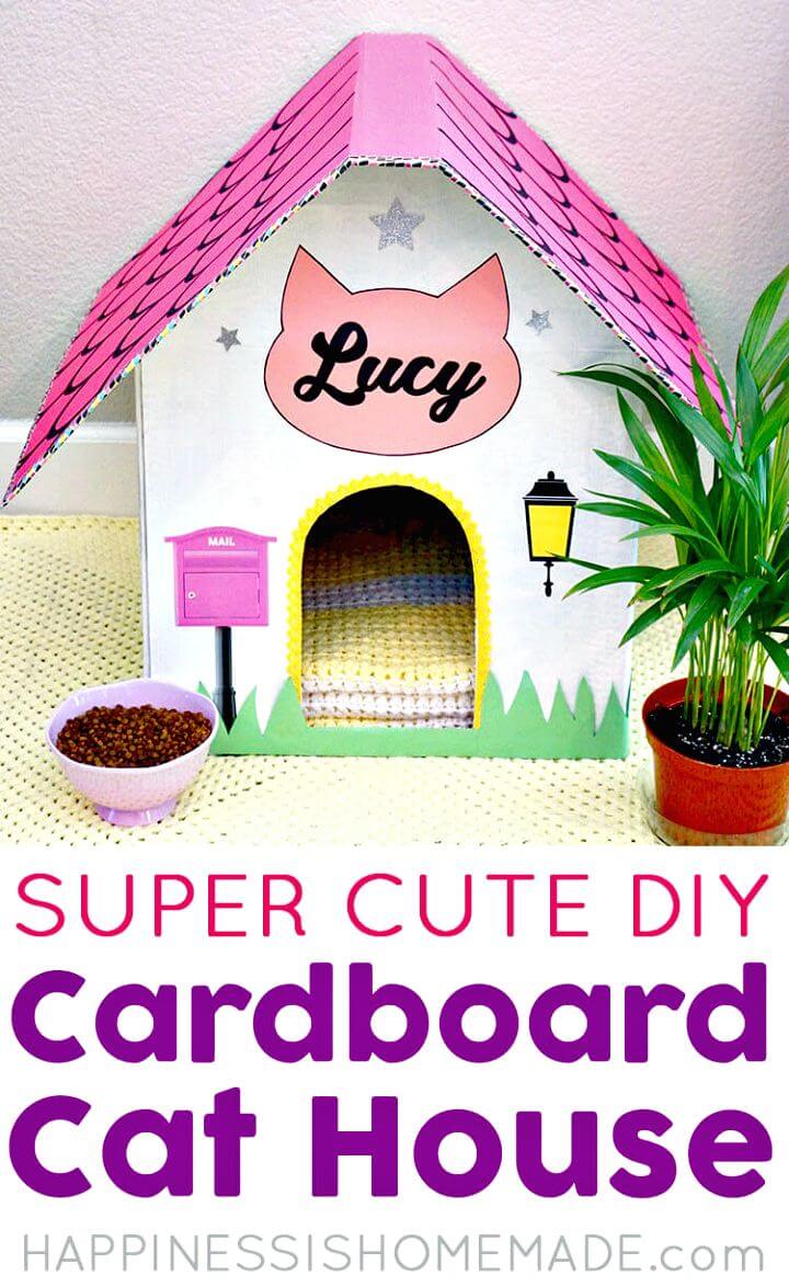 15 DIY Cardboard House Ideas ⋆ DIY Crafts