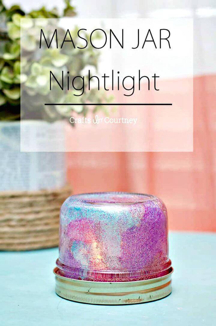 Cute DIY Mason Jar Night Light