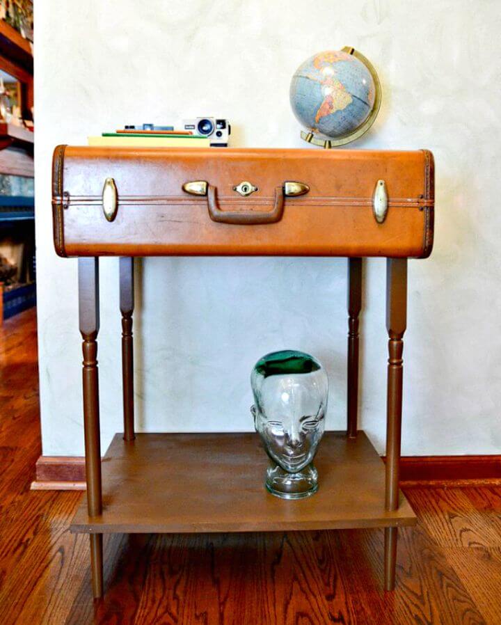 Make Your Own Suitcase Table