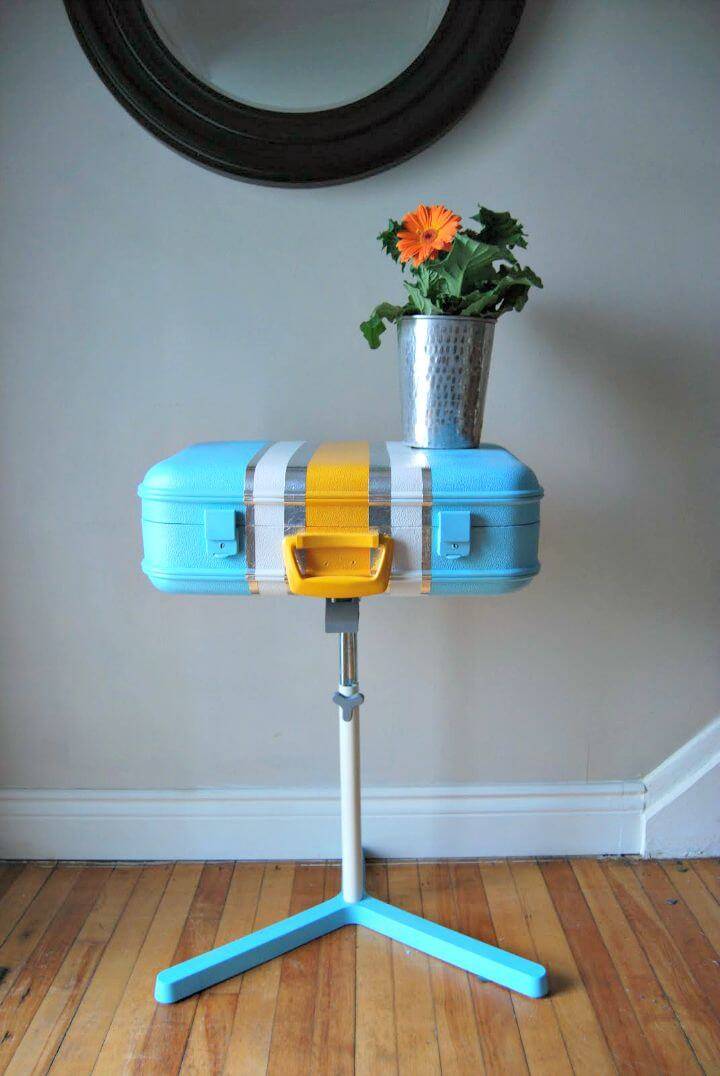 How to Make Vintage Suitcase Table