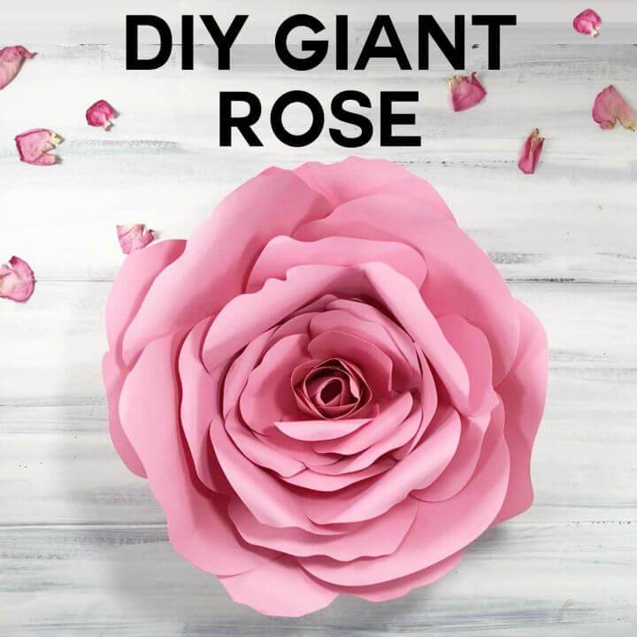 How To Make Giant Rose - DIY Crafts 