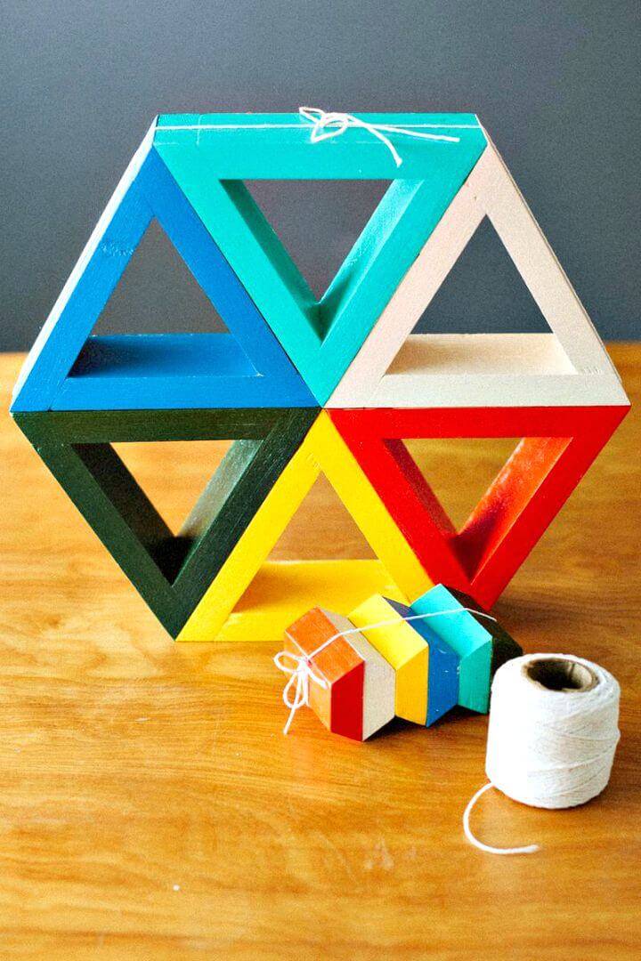 How To Make Triangle Shelves - DIY