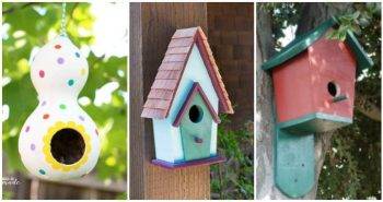 How to build a Birdhouse 55 Easy DIY Birdhouse Ideas, DIY Birdfeeder Plans, DIY Birdhouses, DIY Birdhouse Plans, DIY Projects, DIY Home Decor Projects, DIY Garden Ideas